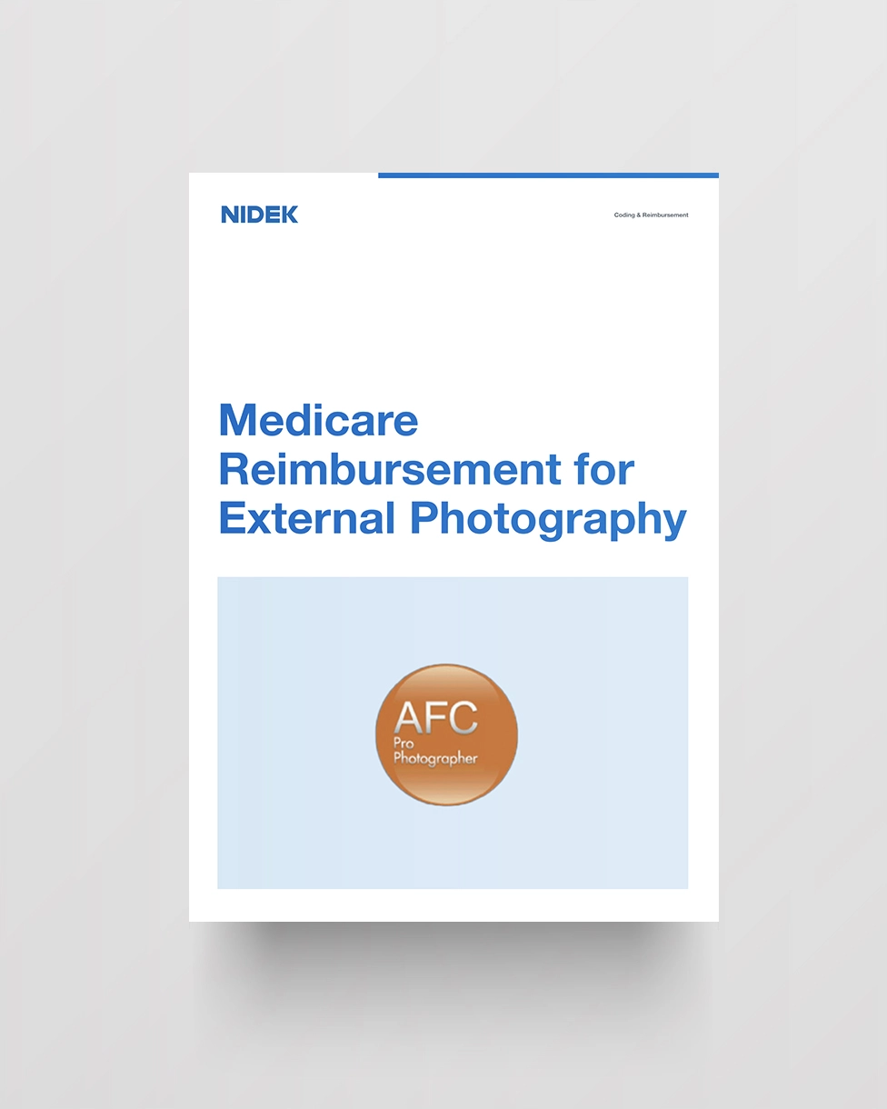Medicare Reimbursement for External Photography with NIDEK AFC