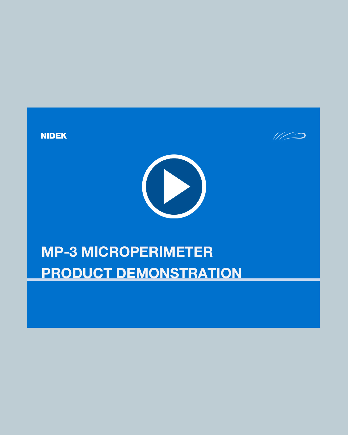 MP-3 Microperimeter Product Demonstration